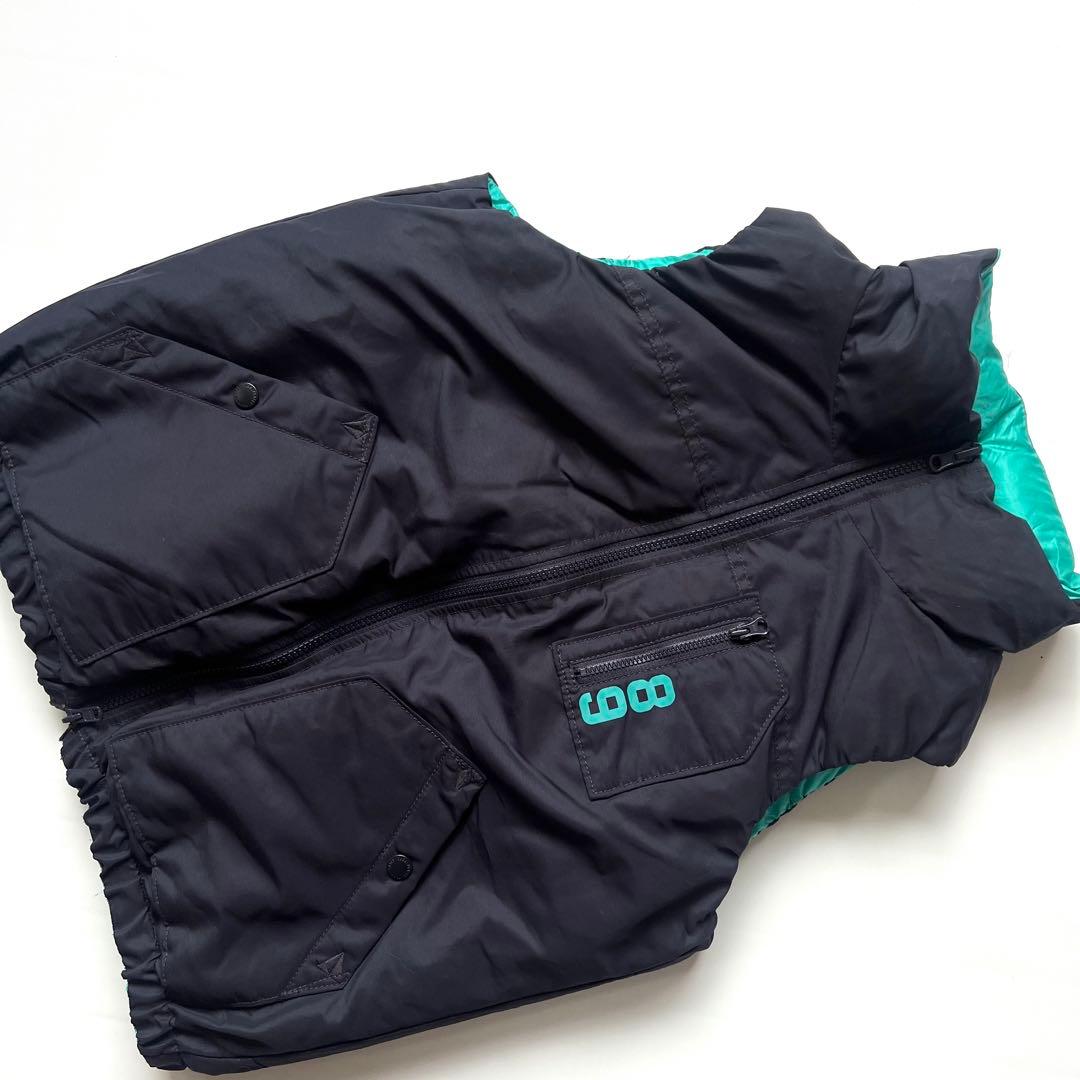 Pearly gates パーリーゲイツ　ダウンベスト　リバーシブル　ワッペン