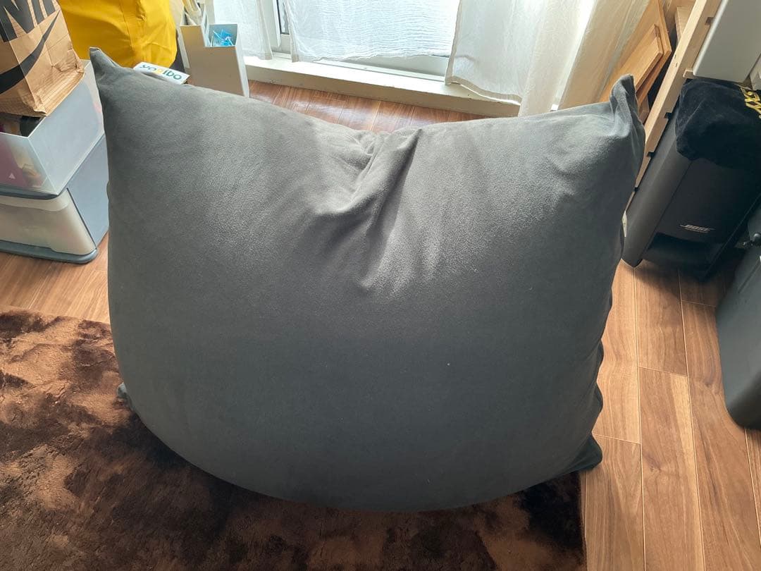 ヨギボーミニ　ダークグレー　ビーズクッション