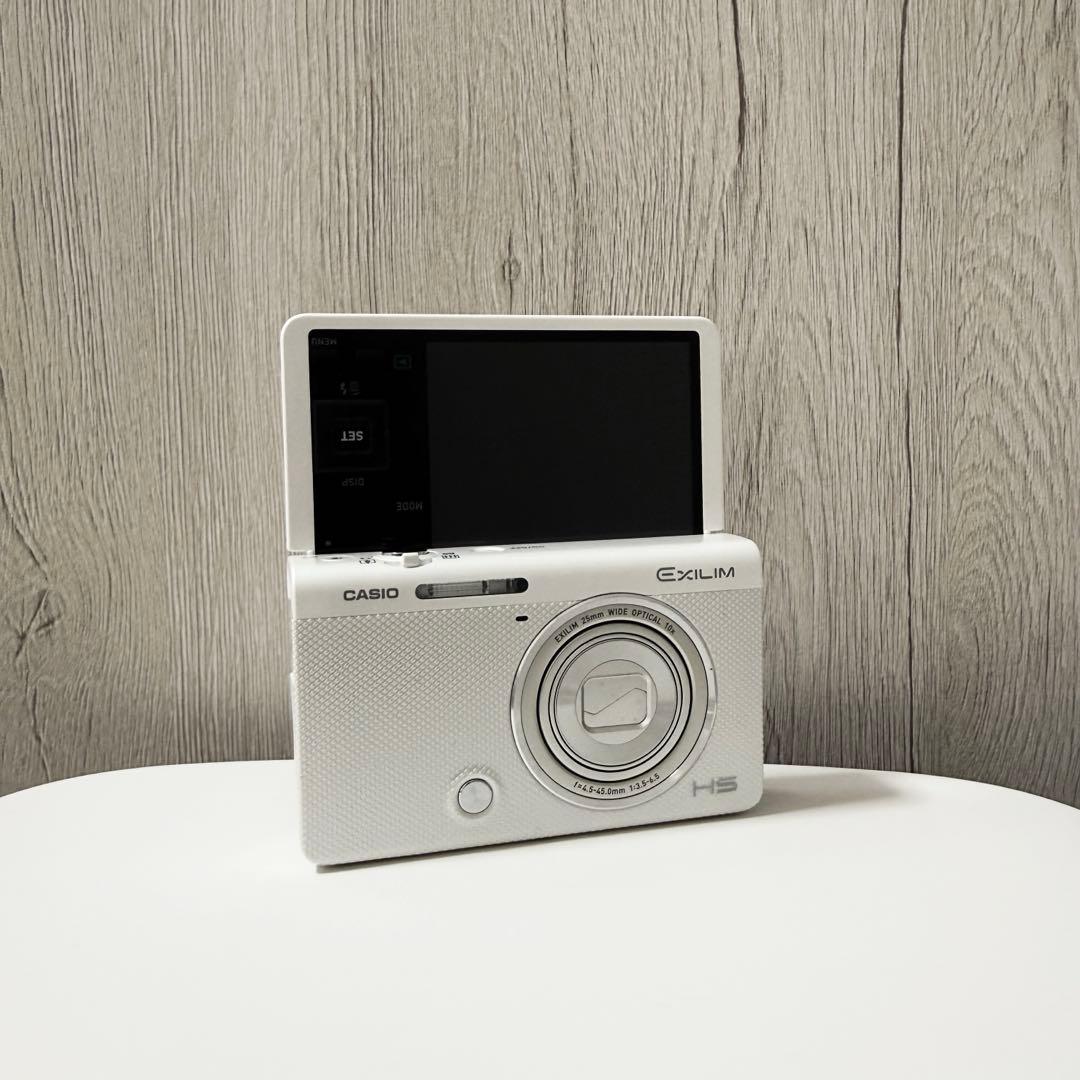 CASIO EXILIM EX-ZR70コンパクトデジタルカメラ ホワイト