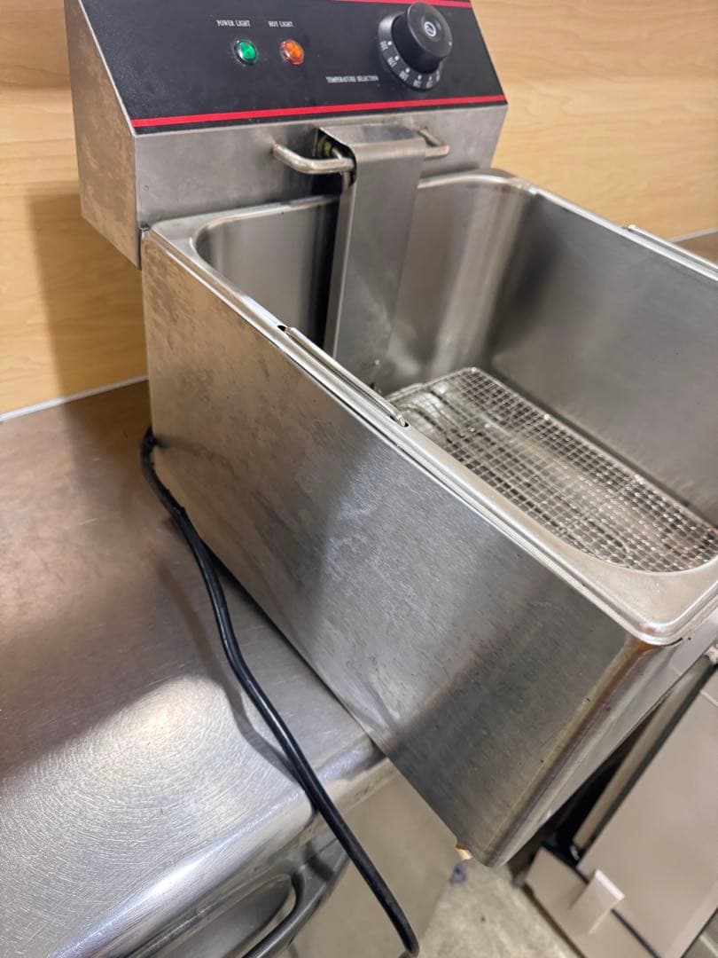 電気フライヤー ステンレススチール