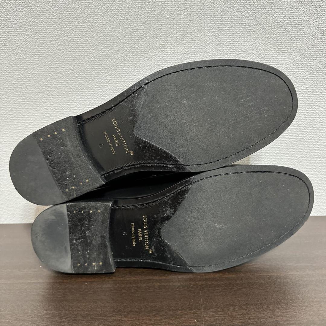 ルイヴィトン 現行品 モノグラムエクリプス メジャー ローファー シューズ 6