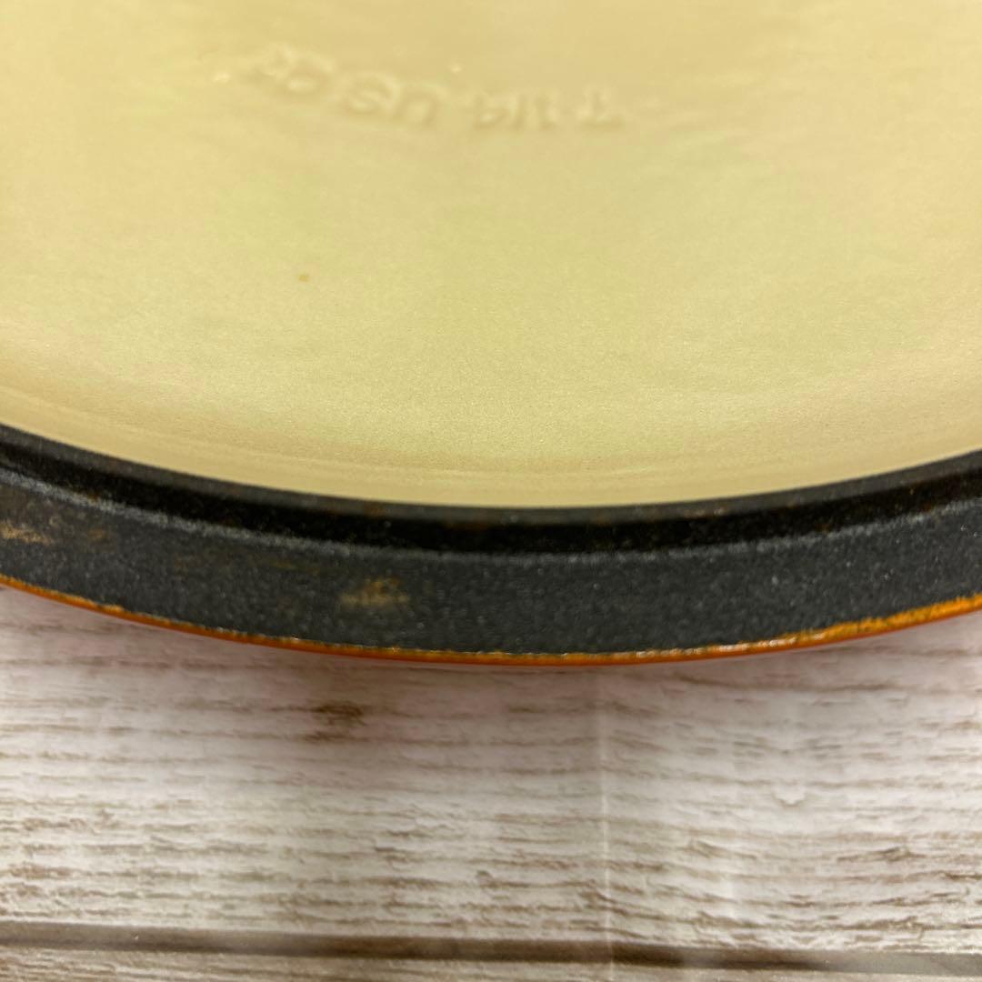 美品　使用5回ほど　ル・クルーゼ28cm 両手鍋　オレンジ