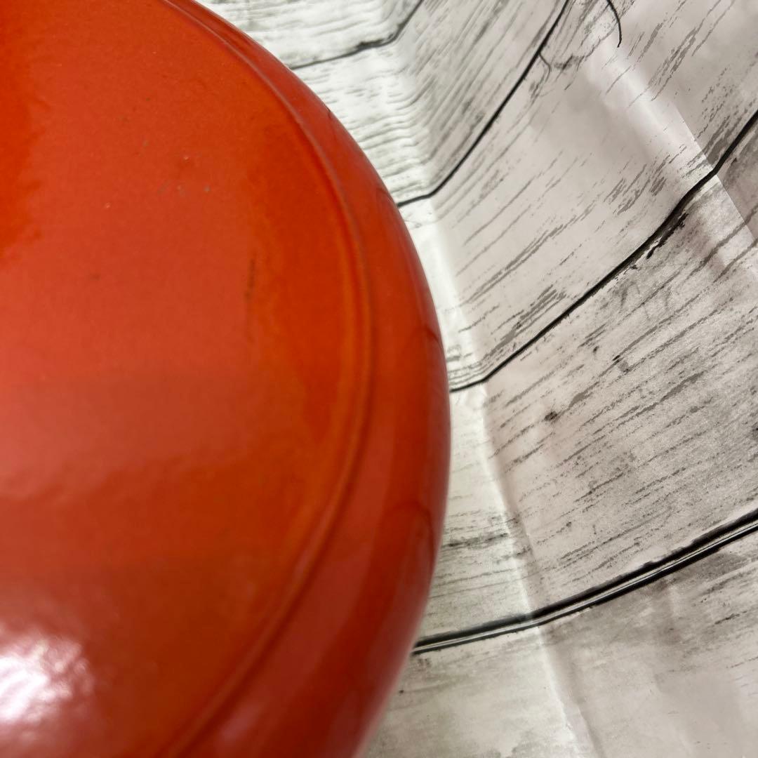 美品　使用5回ほど　ル・クルーゼ28cm 両手鍋　オレンジ