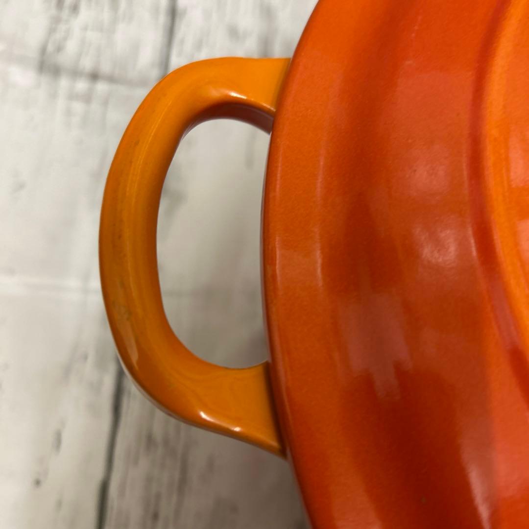 美品　使用5回ほど　ル・クルーゼ28cm 両手鍋　オレンジ