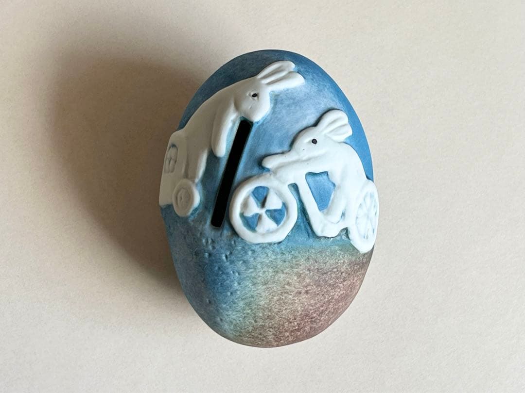 ウサギの貯金箱 ブルー エッグ ヘルヤ アラビア Arabia