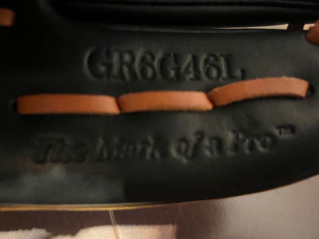 Rawlings 軟式グローブ 黒/黄　美品