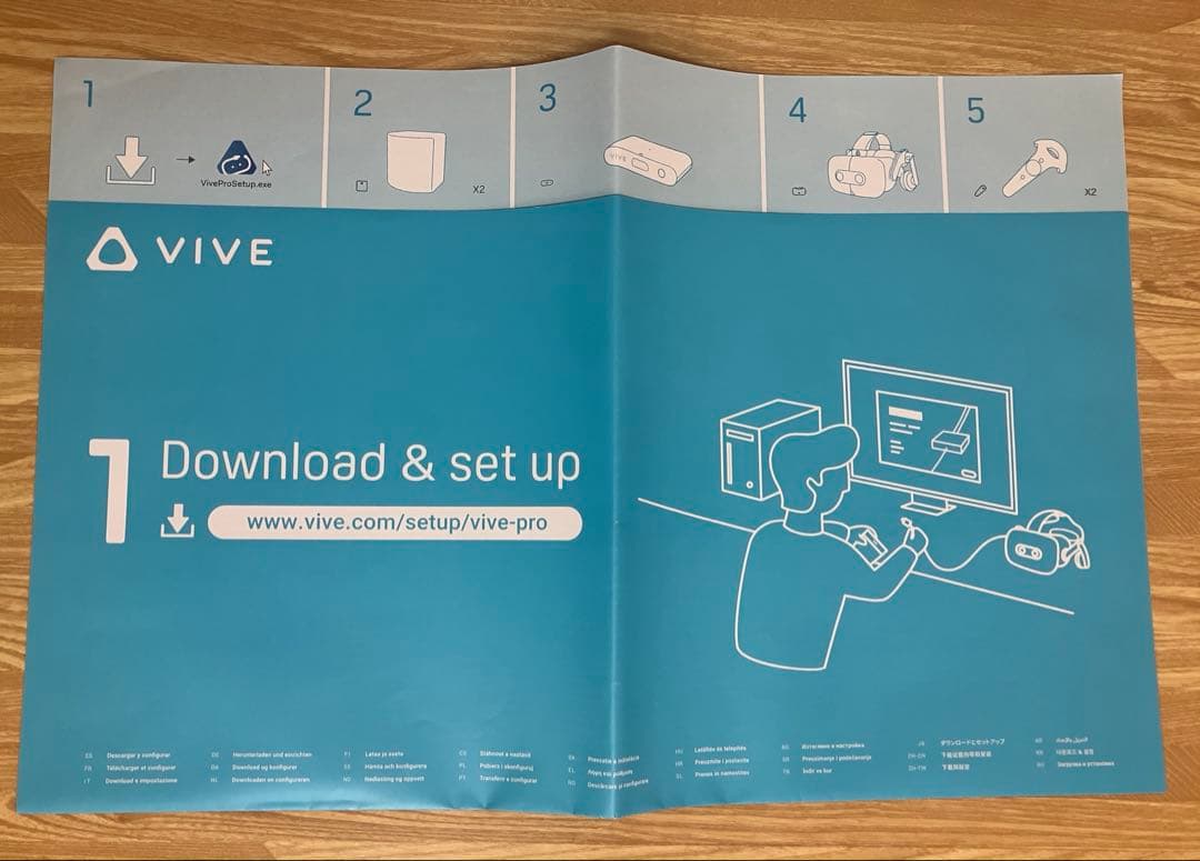 HTC VIVE PRO（ベースステーション2.0×2）　フルセット