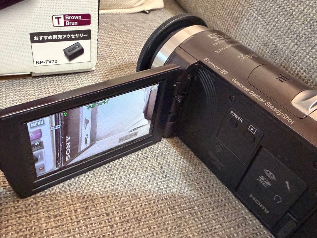 SONY HDR-CX430V ビデオカメラ本体 中古美品　オプションあり