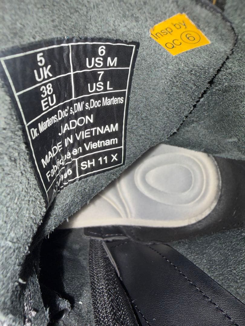 ドクターマーチン 8ホール サイドジップ 24.5 お値下げ可能★