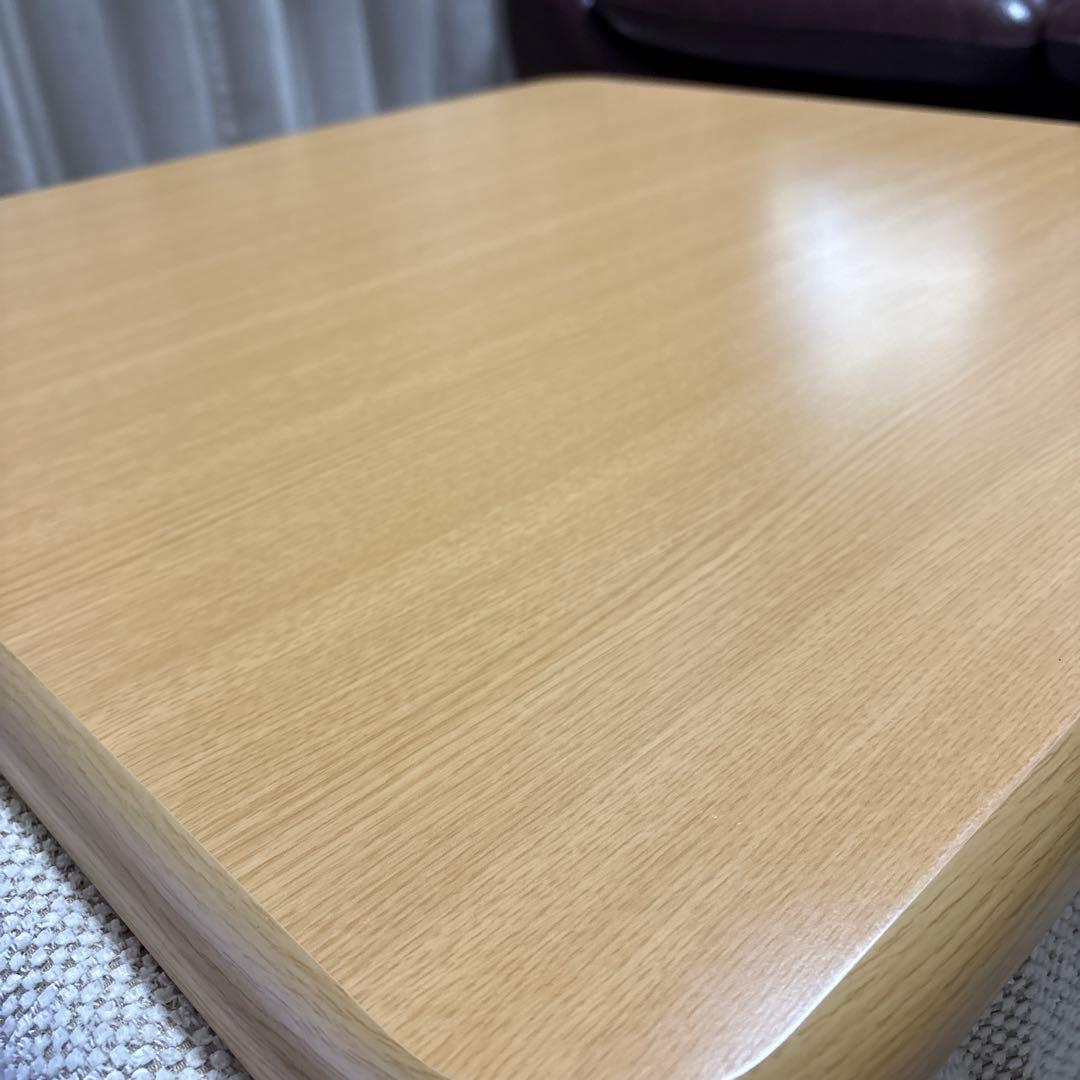 送料無料　ニトリ こたつテーブル 75×75 ナチュラル 正方形 木目調