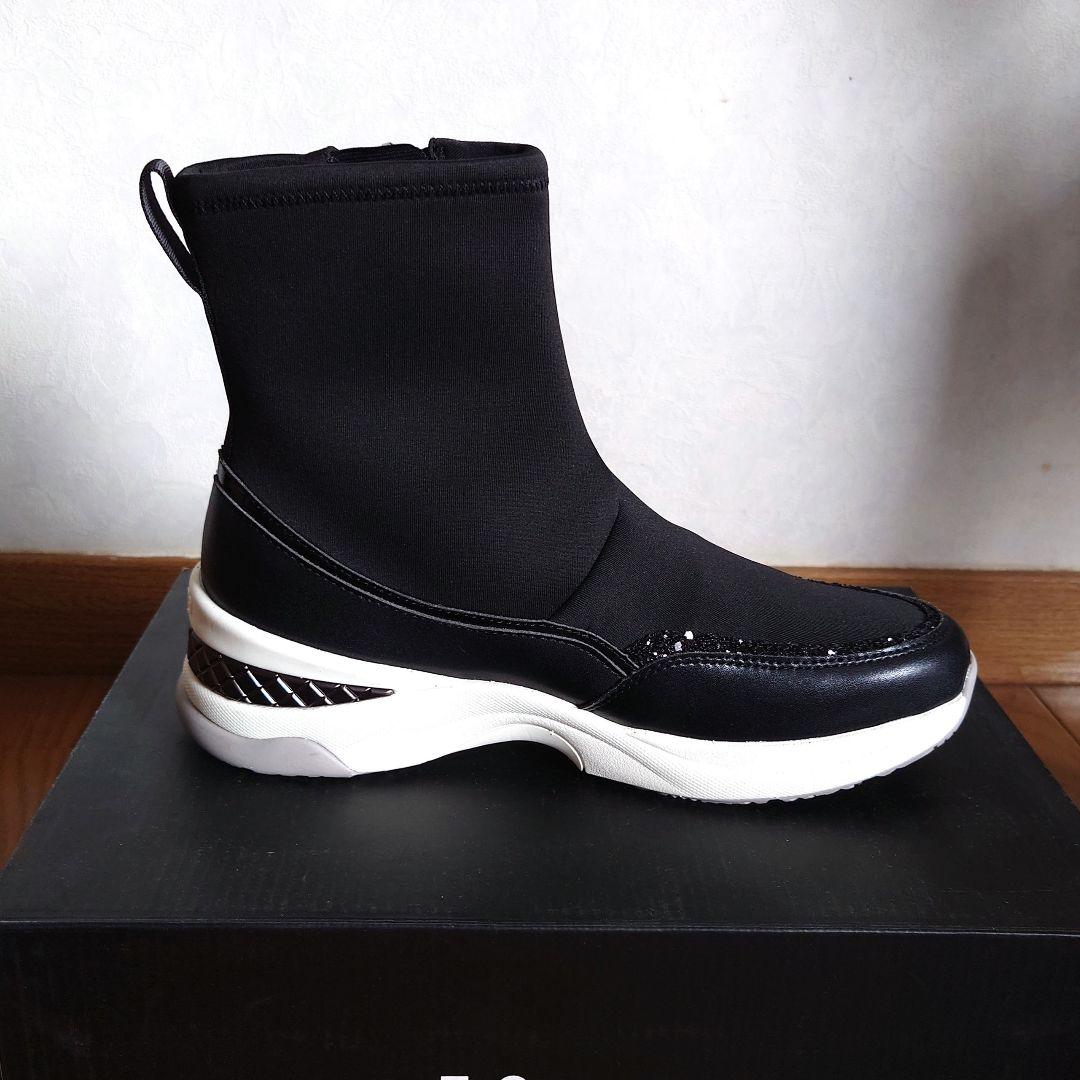 【プラスダイアナ】オールウェザーシューズ Lサイズ 黒