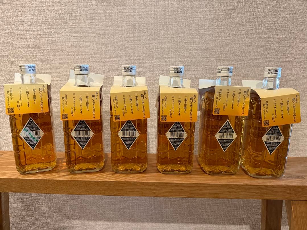 【6本セット】復刻版　サントリーウイスキー　白角　角瓶　700ml　終売品