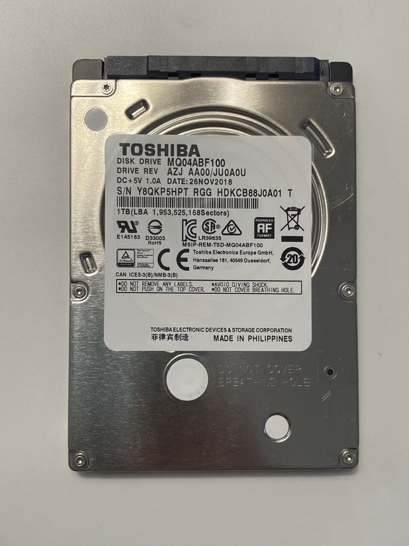 外付けハードディスク・ドライブ WD Black 1TB HDD 6Gb/s mix 13TB (1TBx13)