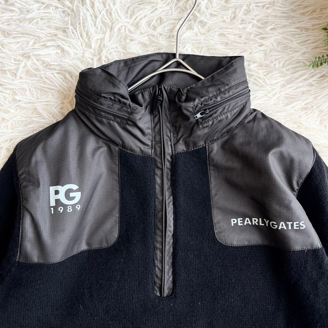 Etsu⭐︎パーリーゲイツ ブルゾン ジャケット フード付き ブラック