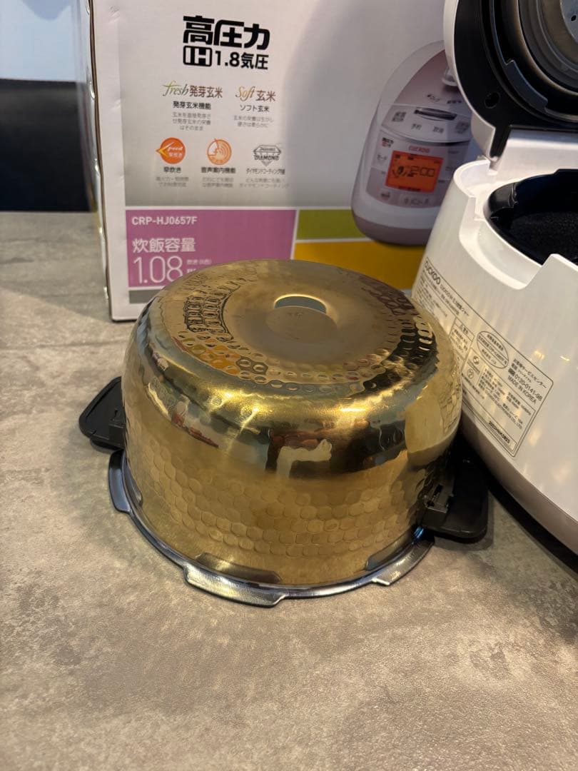 高圧力炊飯調理器 cuckoo 圧力名人 CRP-HJ0657F