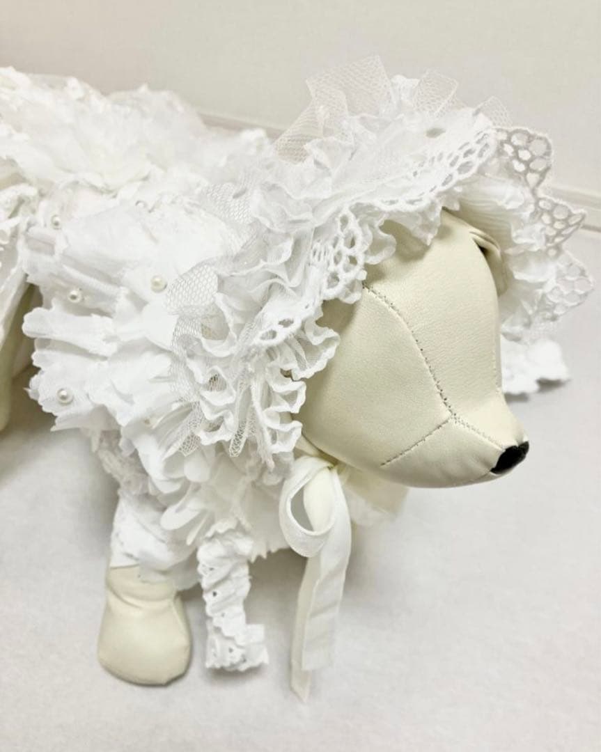 BONNIE&CO (XSサイズ) ドレス　犬服　ウエディングドレス