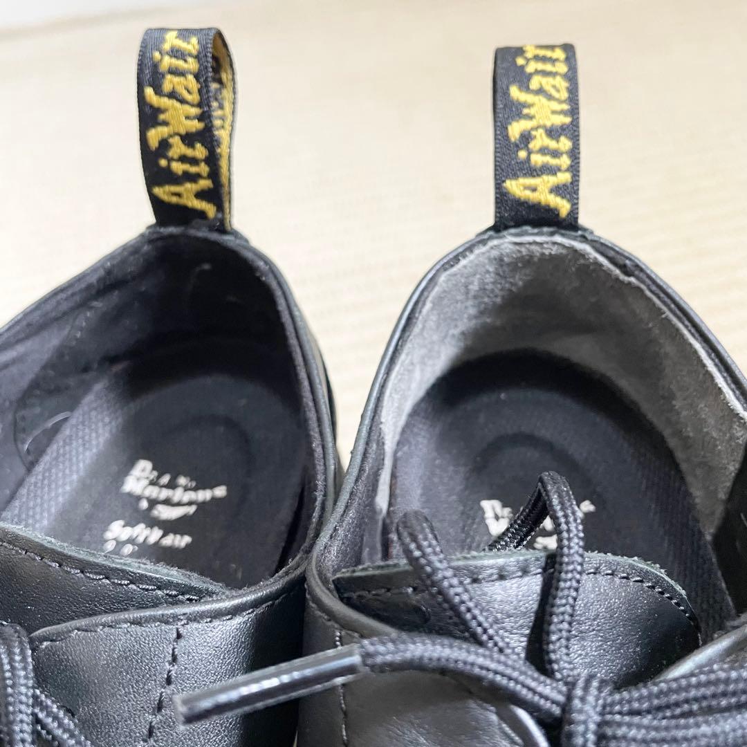 Uk7 ドクターマーチン Audrick 3ホール シューズ 革靴 黒