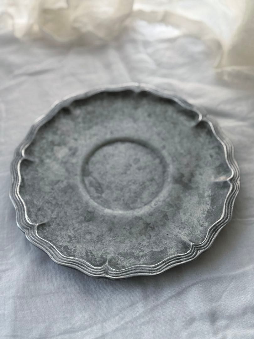 入手困難　co+fe コフェ　花リム　プレート　アスティエ　ハグオーワー雅姫　皿