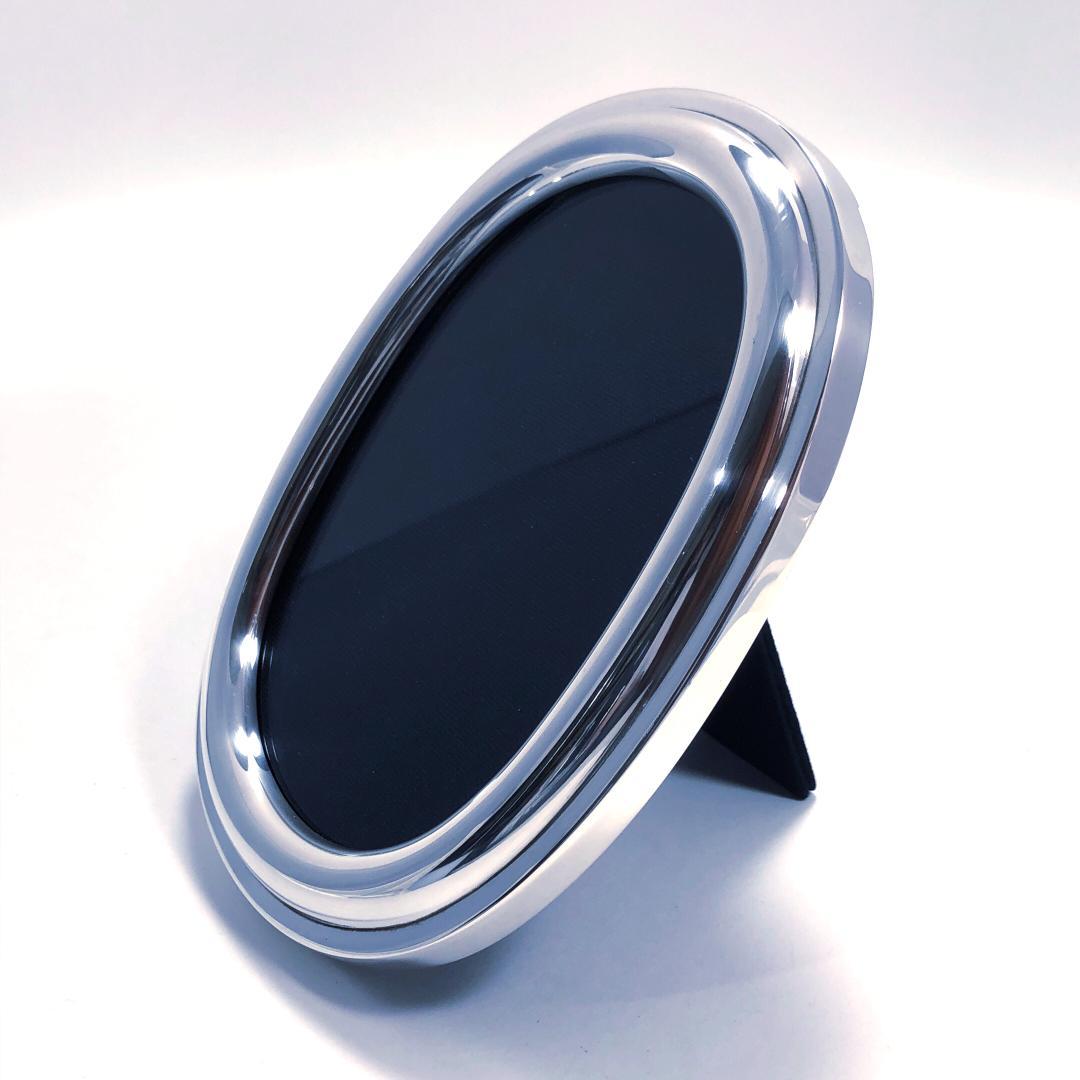 【美品・ケース付き】ジョージジェンセン／オーバル型 フォトフレーム SV925