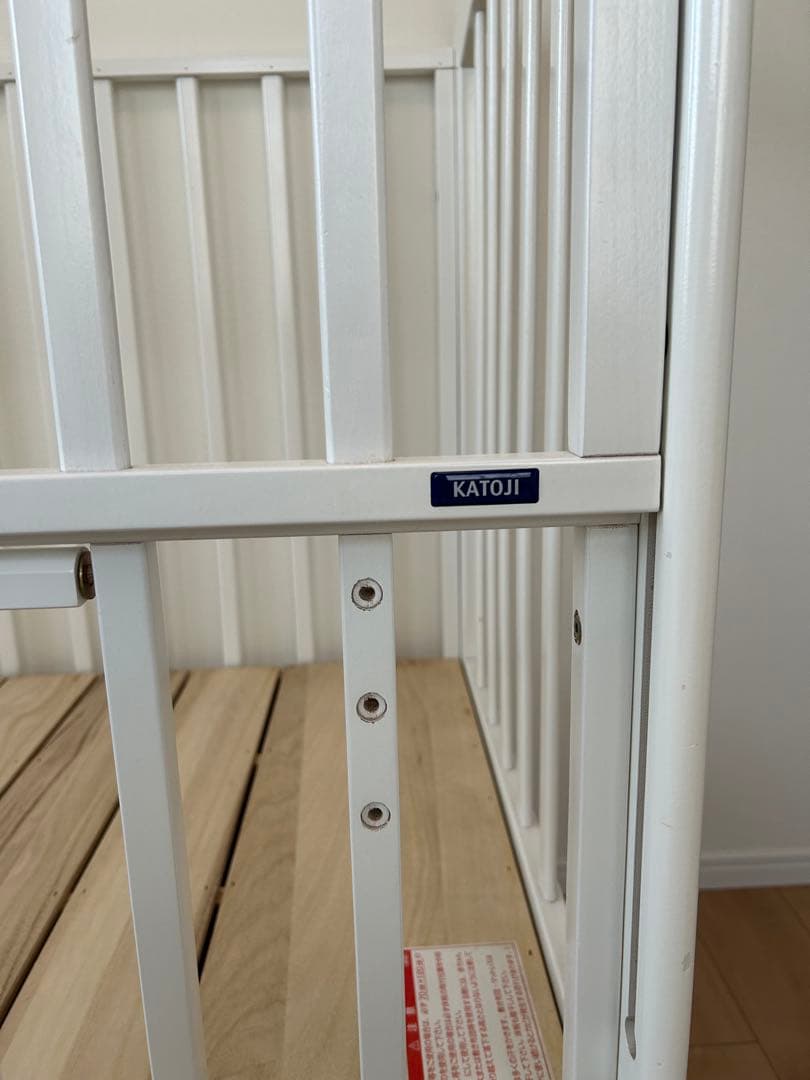 カトージ　ハイポジション　ベビーベット　レギュラーサイズ　ホワイト