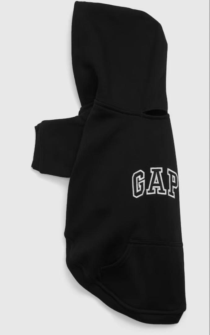 3点セットGAP ロゴ 犬 服パーカー 新品 XLサイズ ブラックグレーネイビー