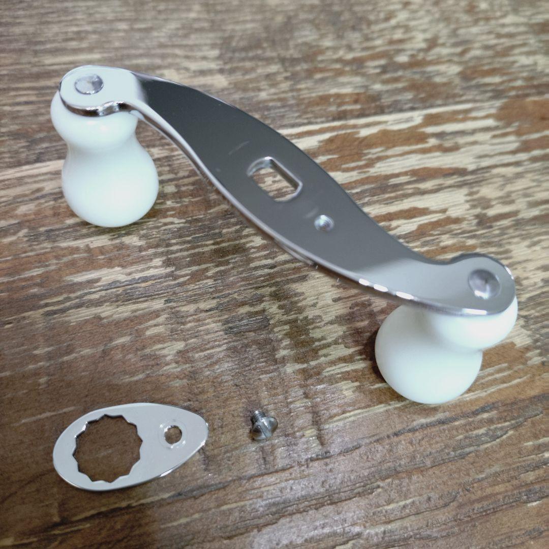 ズイール　パワーアップハンドル　シルバー✕ホワイトノブ