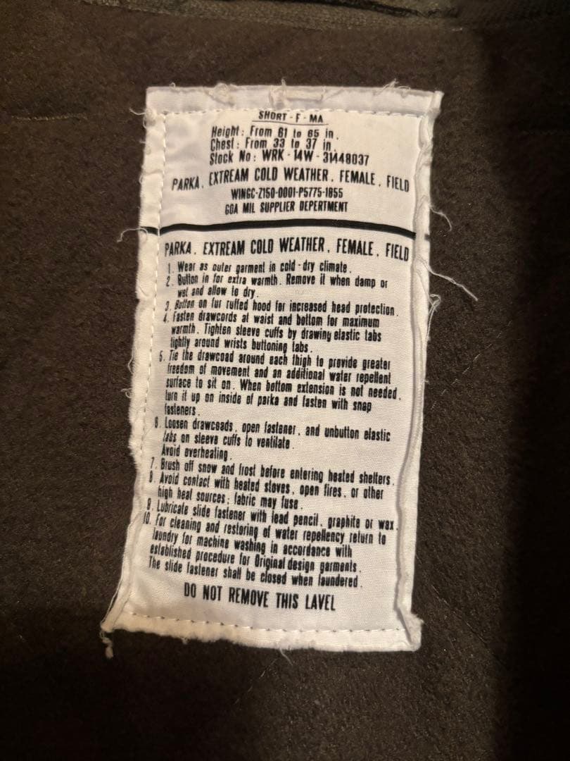 goa モッズコート　MA-1 なはま様分