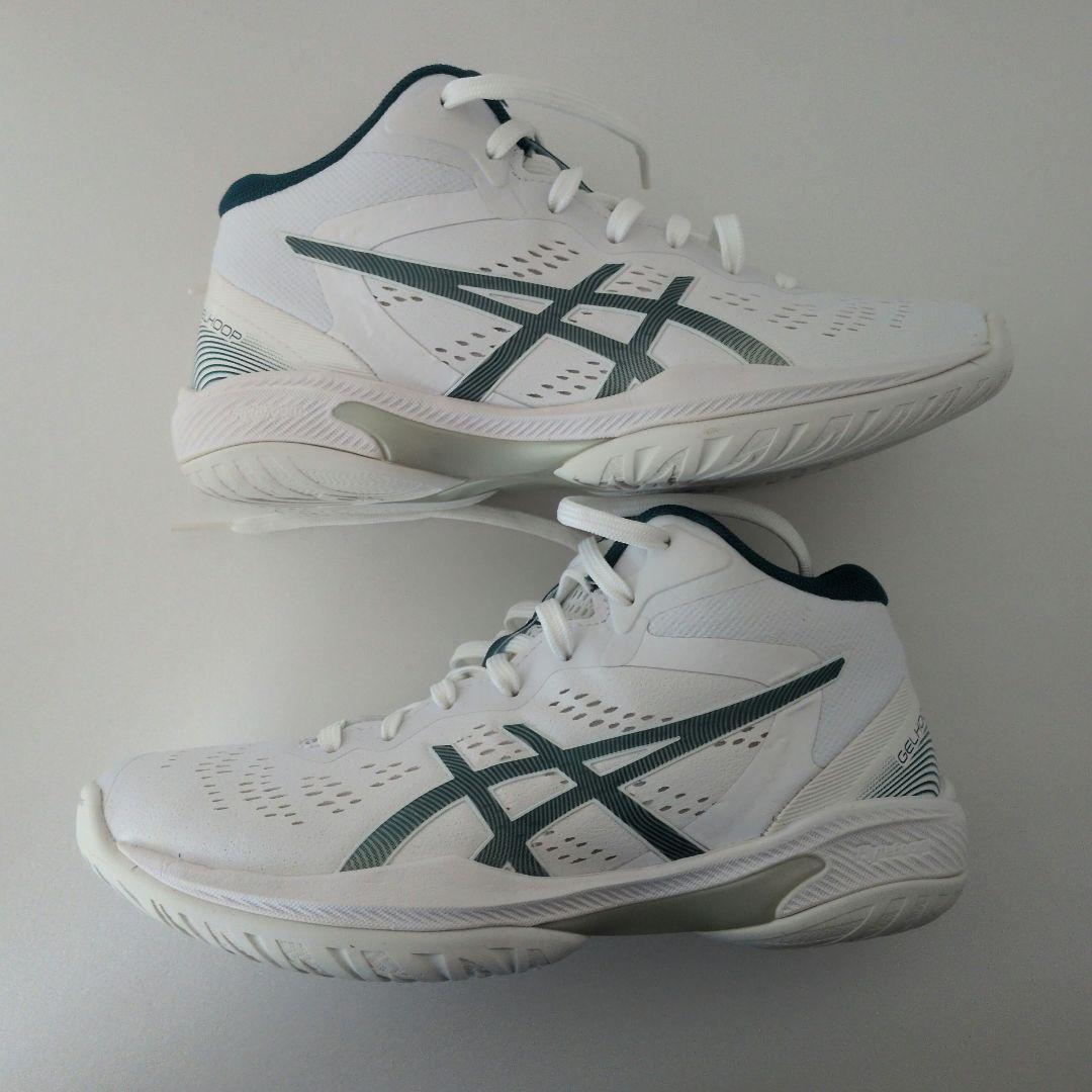 ASICS GELHOOP V16 ホワイト/クリスタル 23.5cm