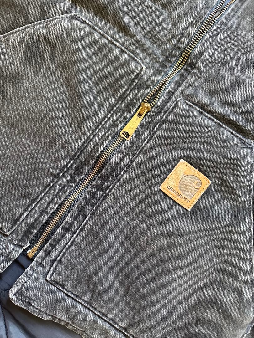 USA製 カーハート ダックベスト 希少カラー ONX Carhartt レア
