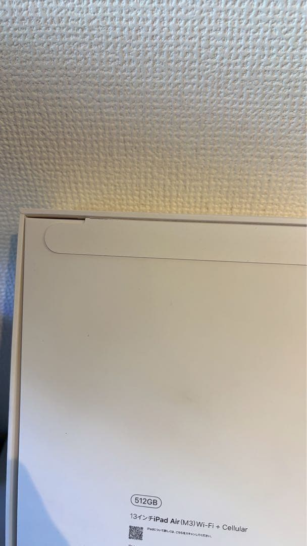 iPad Air 13インチM3 512GB Wifi+Cellular モデル