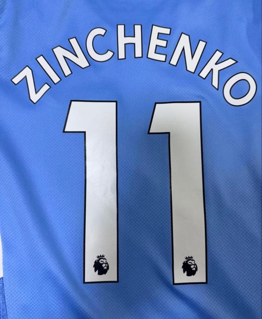 マンチェスター・シティ ジンチェンコ Zinchenko ユニフォーム　シャツ