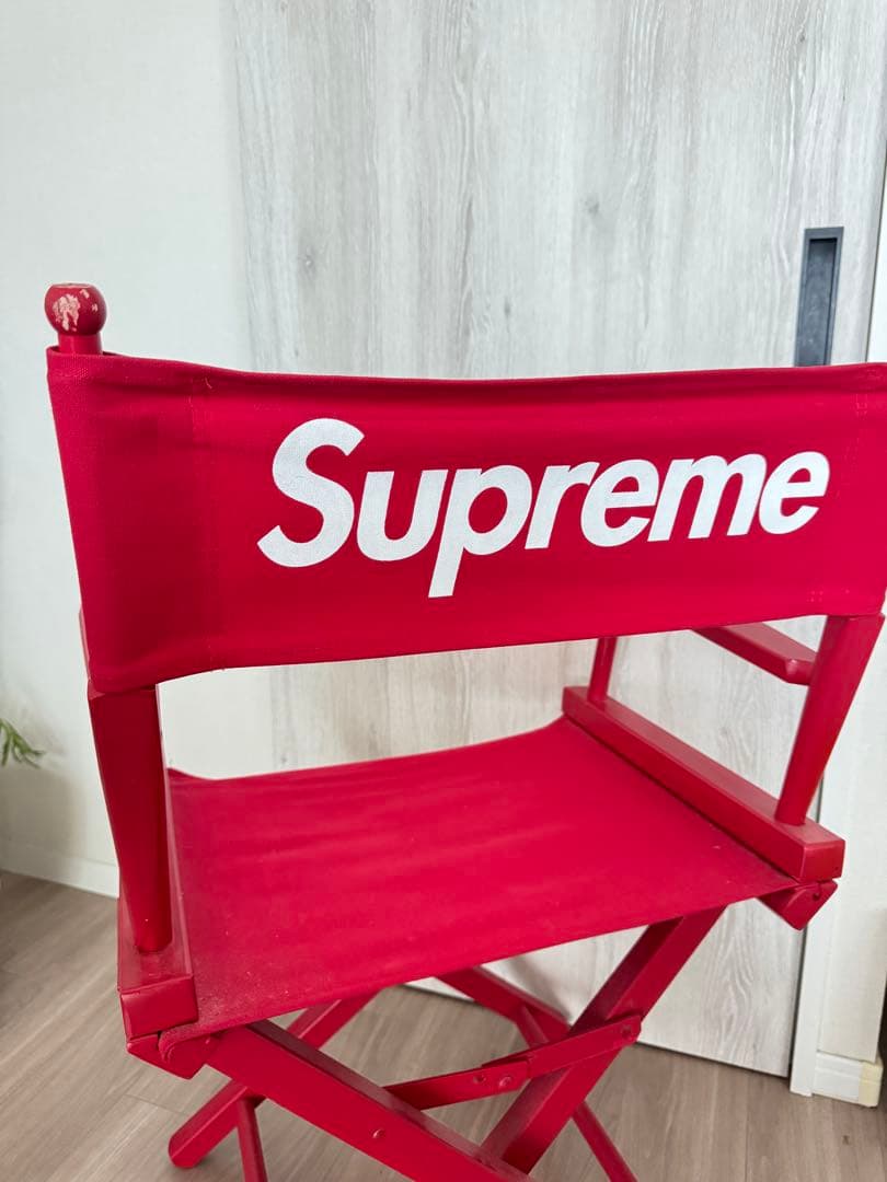 Supreme レッド ディレクターズチェア