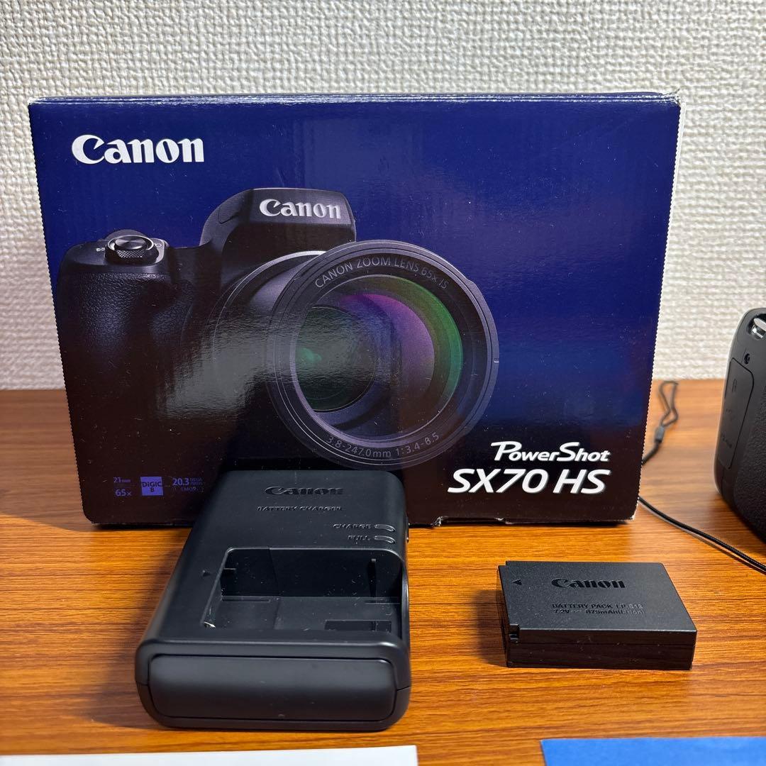 CANON POWERSHOT SX70 HS 4K 65倍ズームコンデジ