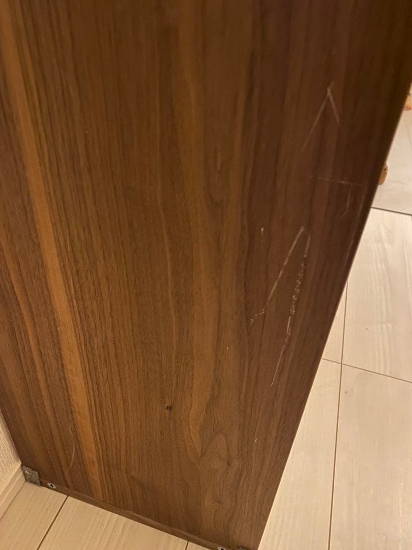 無印　ウォールナット　スタッキングシェルフ　２段