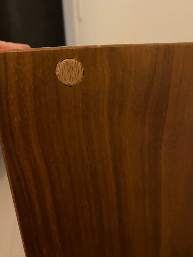 無印　ウォールナット　スタッキングシェルフ　２段