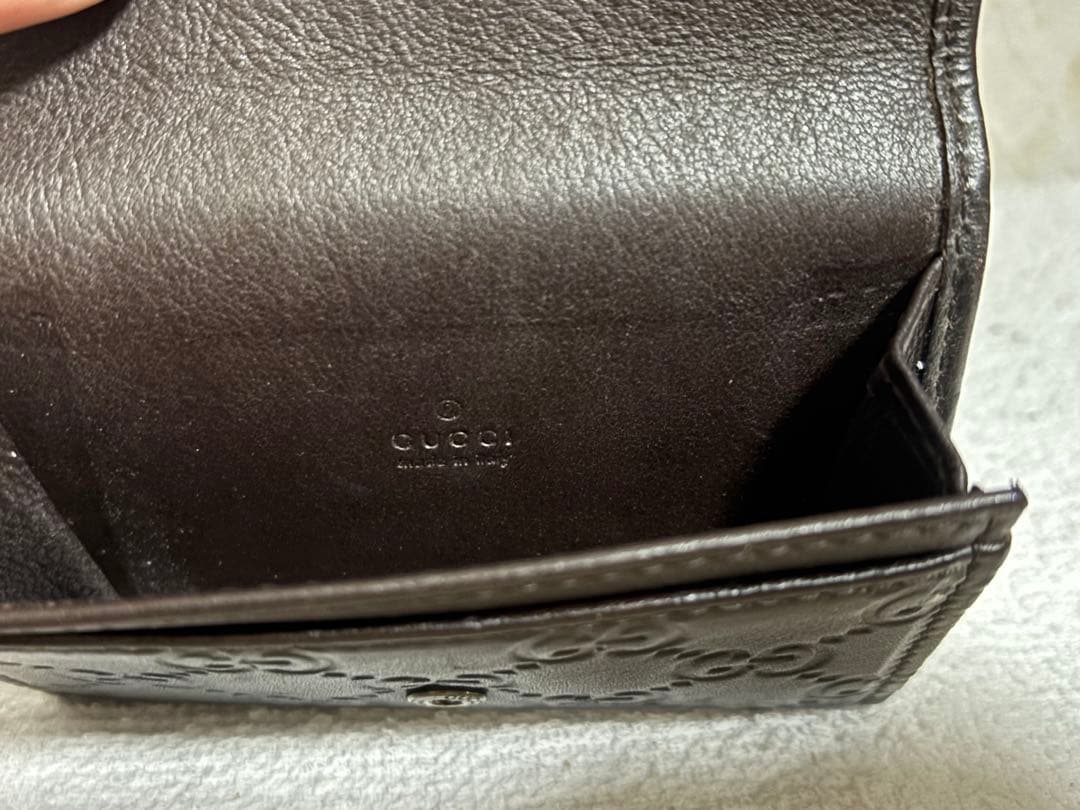 GUCCI ダークブラウン 名刺入れ 120965 A0V1R 2019