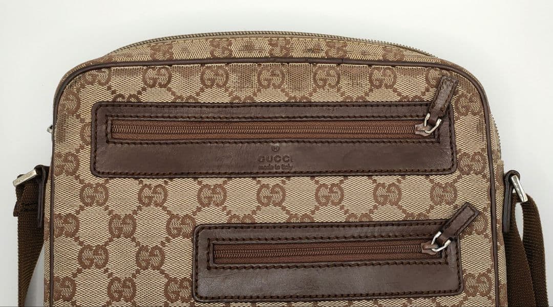 GUCCI GGキャンバス ショルダーバック GG柄 グッチ