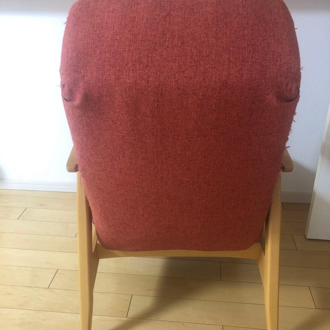 ケユカ　KEYUCA リクライニングソファー　オレンジ　トルニオ　チェア