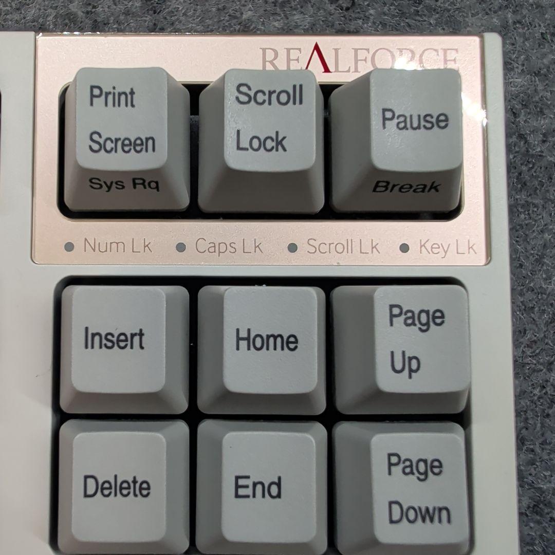 REALFORCE TKL バード電子製ウッドパームレスト付き