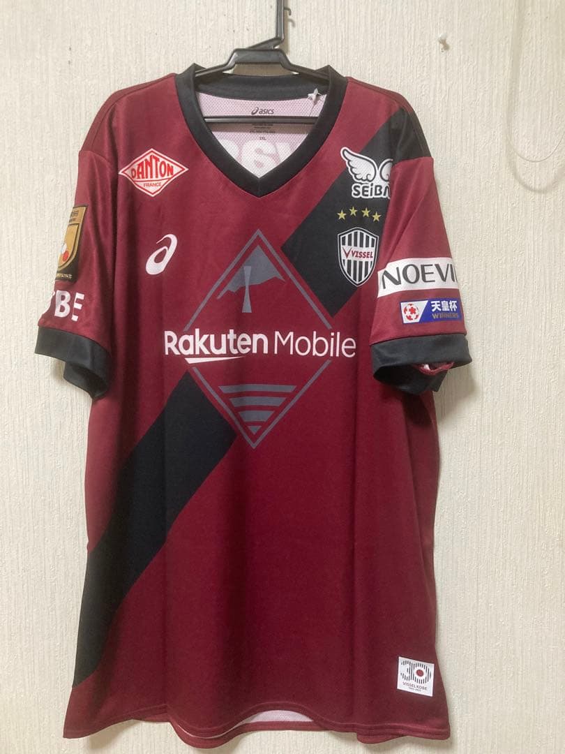 新品タグ付き ヴィッセル神戸 レプリカユニフォーム 2025 佐々木大樹