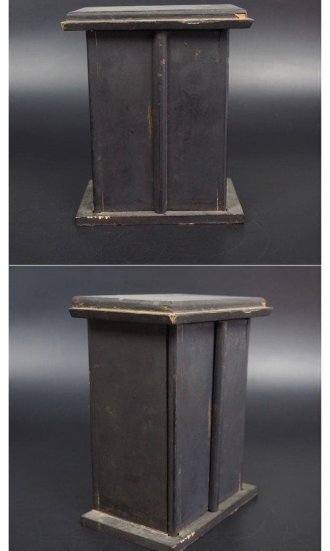 猪飼正徳送料無料　江戸時代　木彫清正公像・厨子　仏教美術