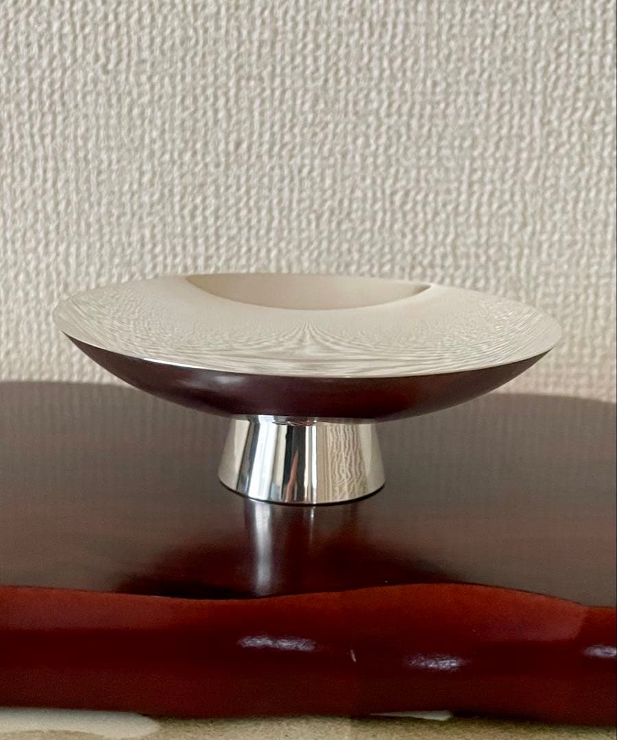 純銀天賞堂 純銀 銀盃 純銀盃 三ッ重 358ｇ