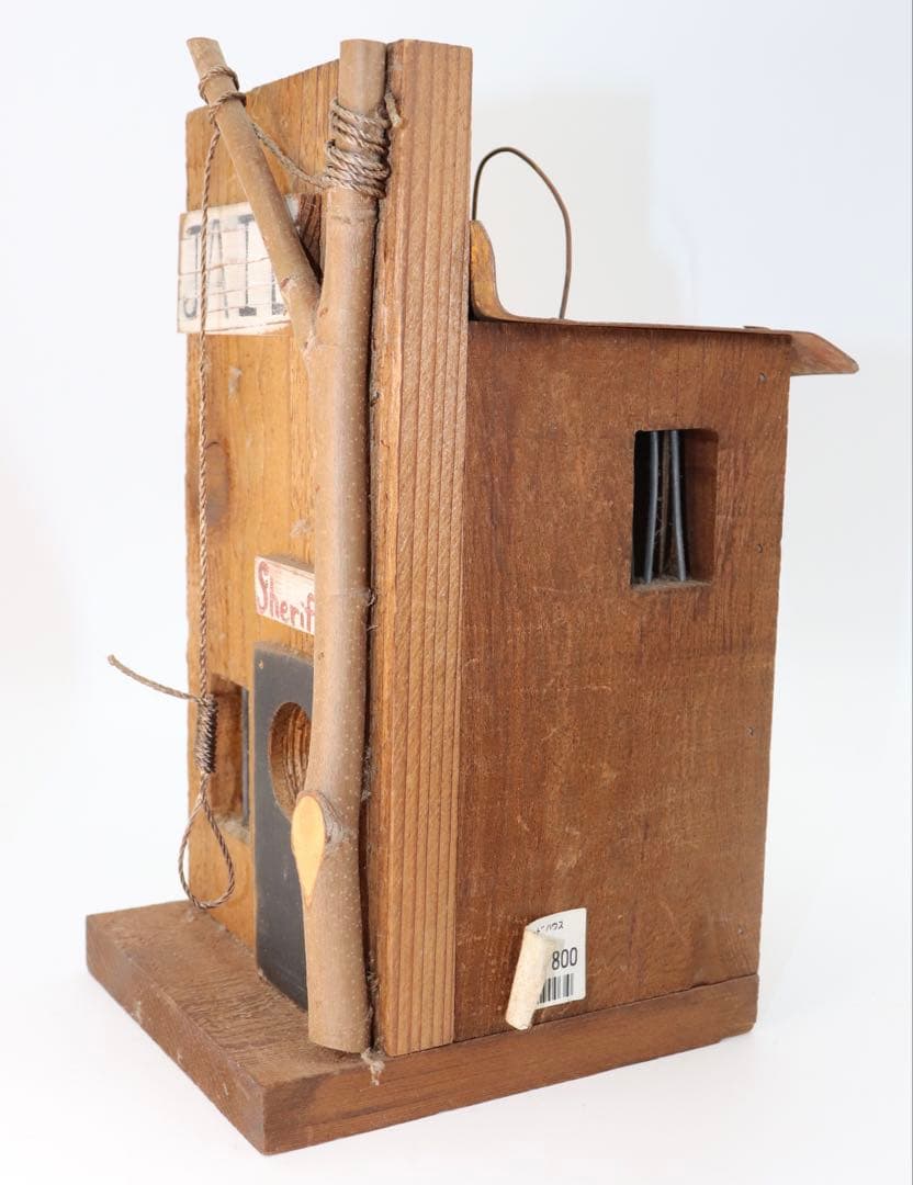 木製刑務所型バードハウス　ノアの方舟額　ANGELのカントリードール3点セット