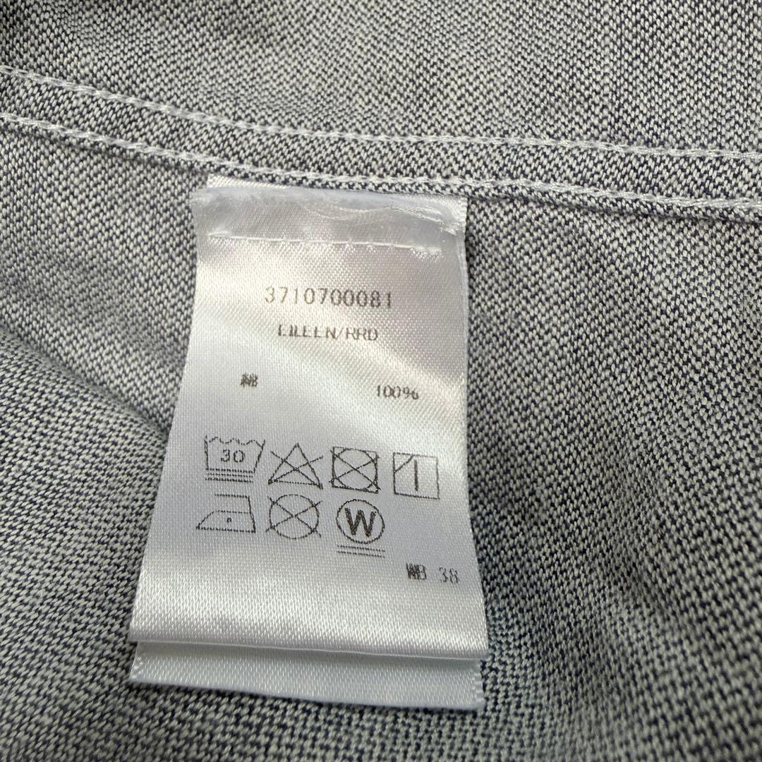 フランクアンドアイリーン デニムシャツ スキッパー サイズS ゆったりめ