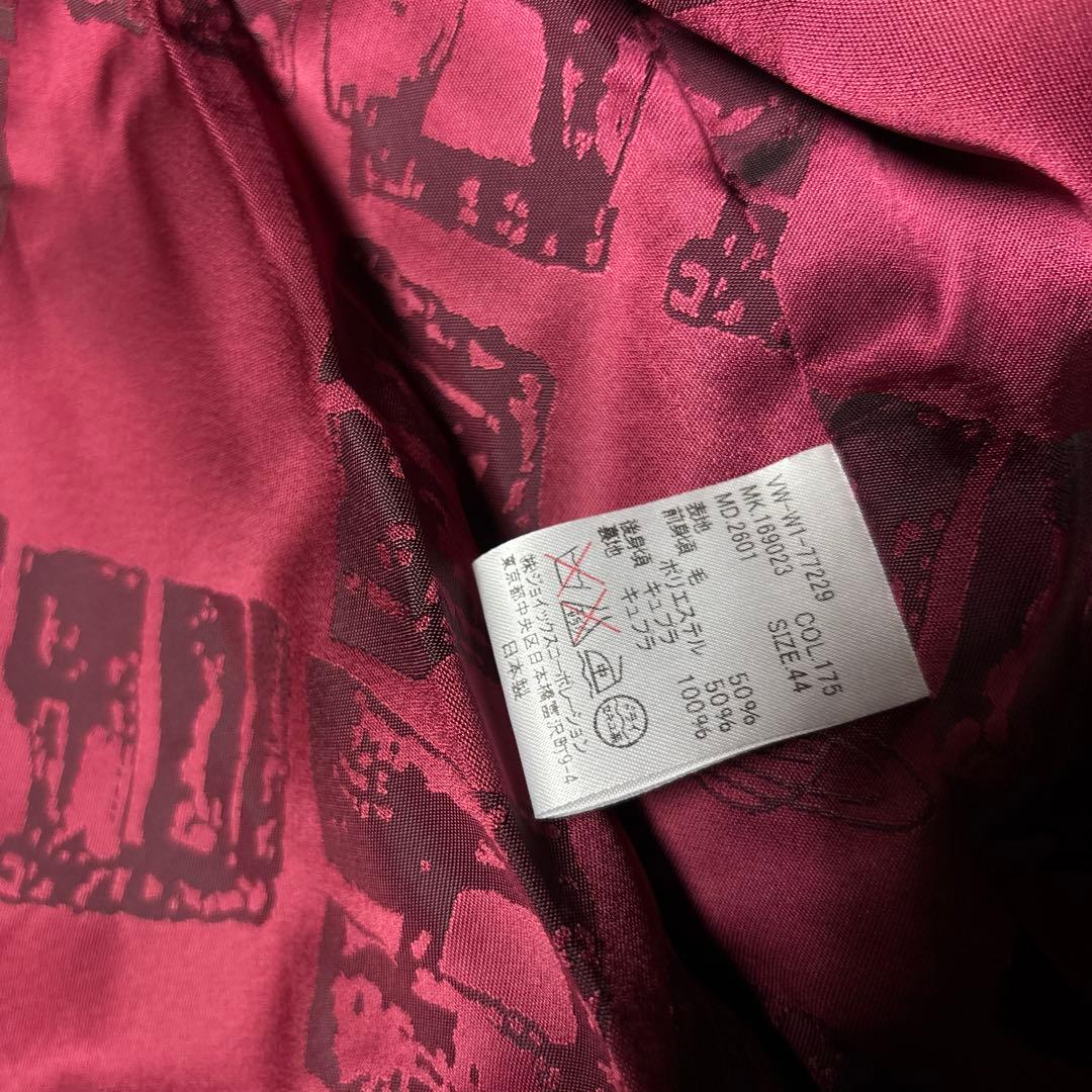 Vivienne Westwood MAN ベスト ジレ オーブ 結婚式 裏地柄