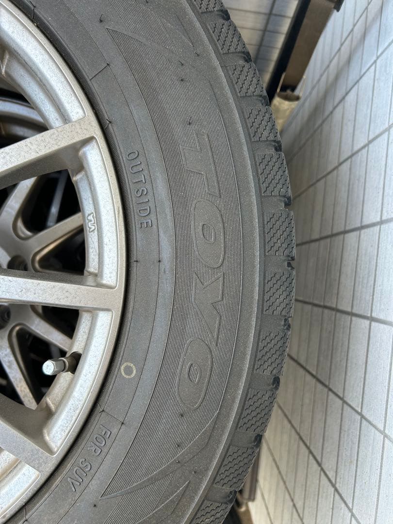 (直接渡しのみ)cx-5で使用していたスタッドレスタイヤ、ホイール