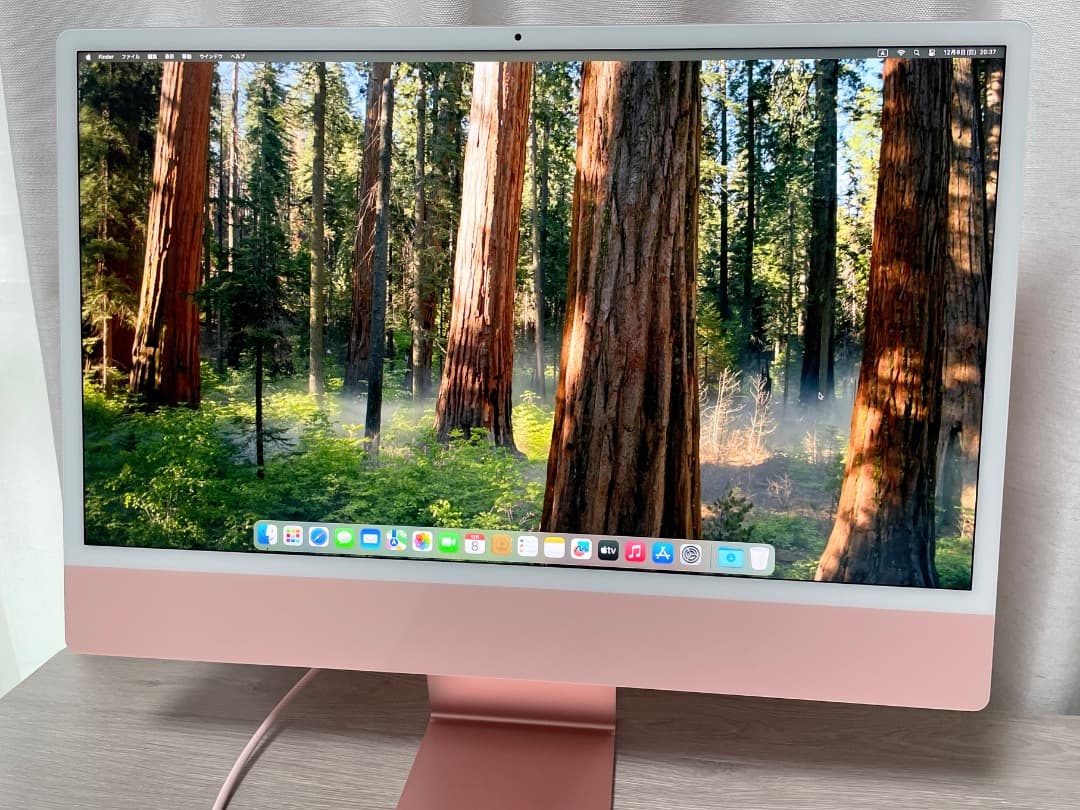 iMac 2023 ピンク M3 メモリ8GB SSD256GB 8コアGPU
