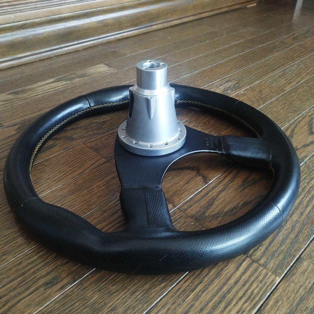 １９９６年式　ａｔｃ本革ステアリング　スプリントＲ　Ｓ１３ボス付き　イタリア製