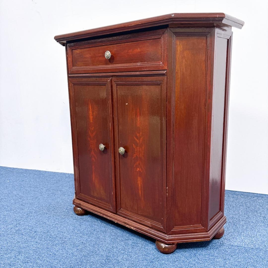 イタリア製 西洋 アンティーク家具 コンソール キャビネット 飾り棚