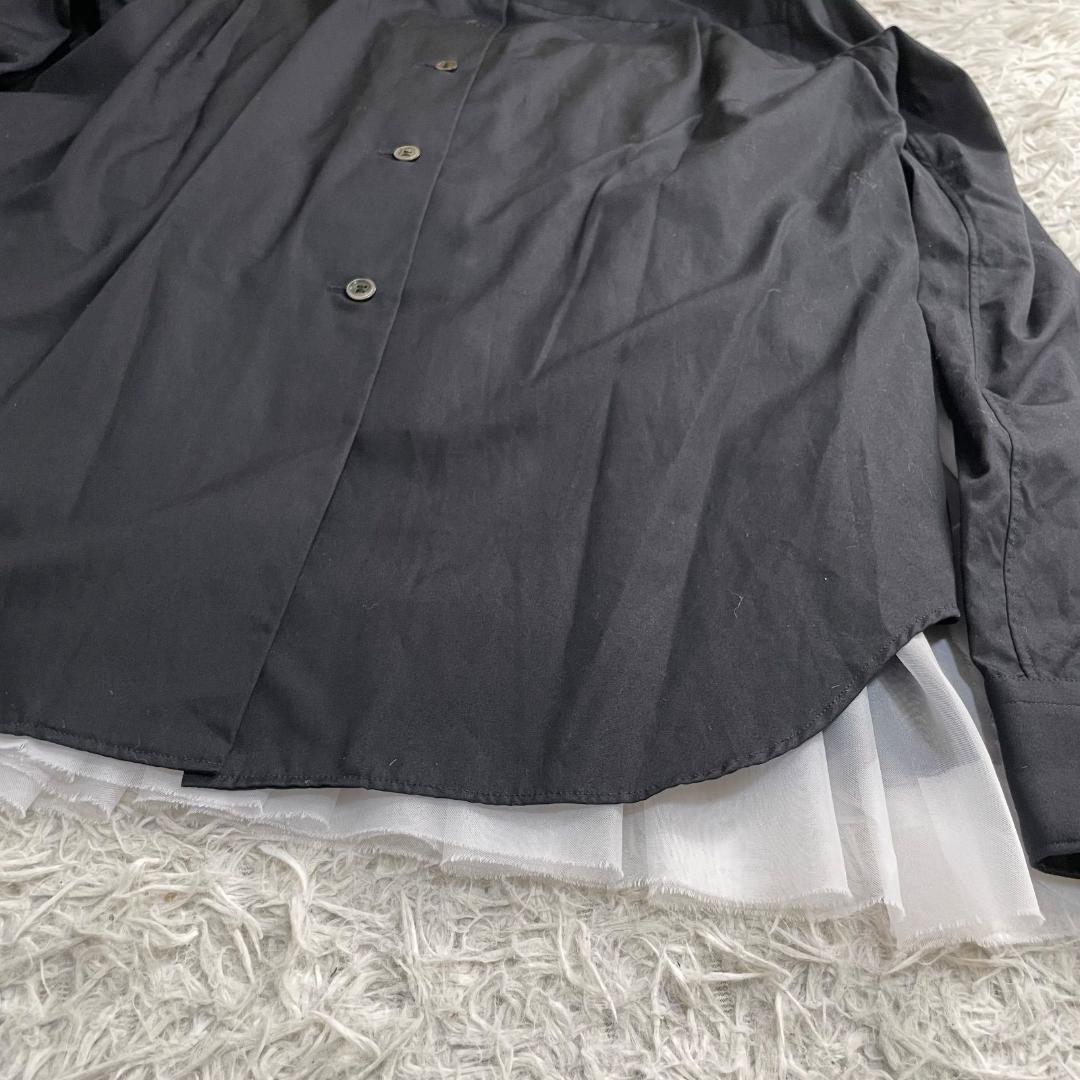 16413✨コムデギャルソン AD2022 バックフリル ドッキング ブラウス